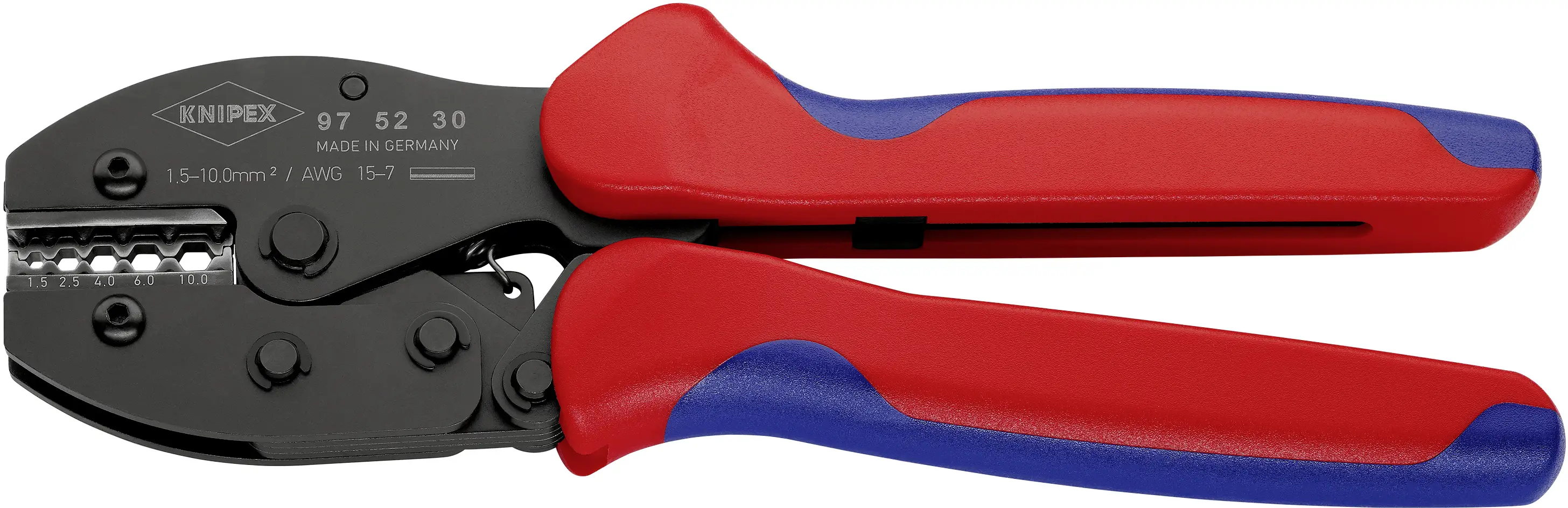 Обжимной инструмент Knipex PRECIFORCE 97 52 30, 1,5–10 мм²