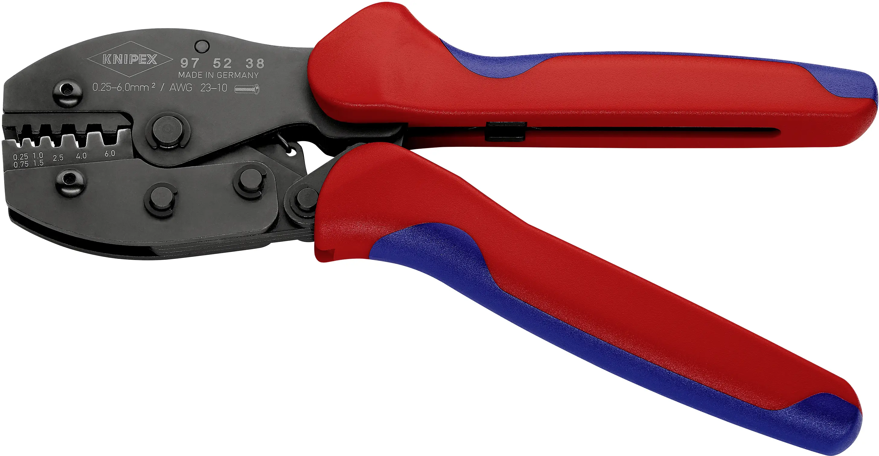 Обжимной инструмент Knipex PRECIFORCE 97 52 38, 0,25–6 мм²