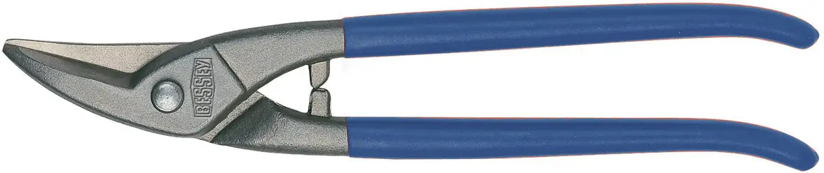 Металлические ножницы Erdi D207, 250 мм, левые, твердость 56 HRC.