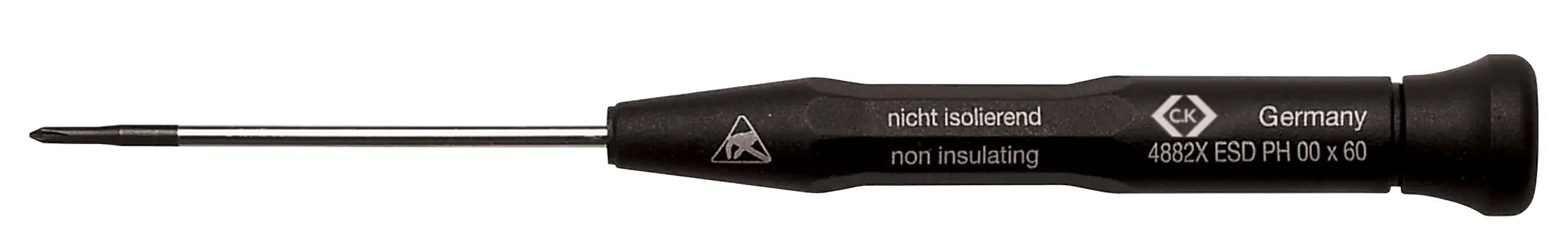 Крестовая отвертка PH 0 C.K T4882X0 ESD DIN EN 61340-2