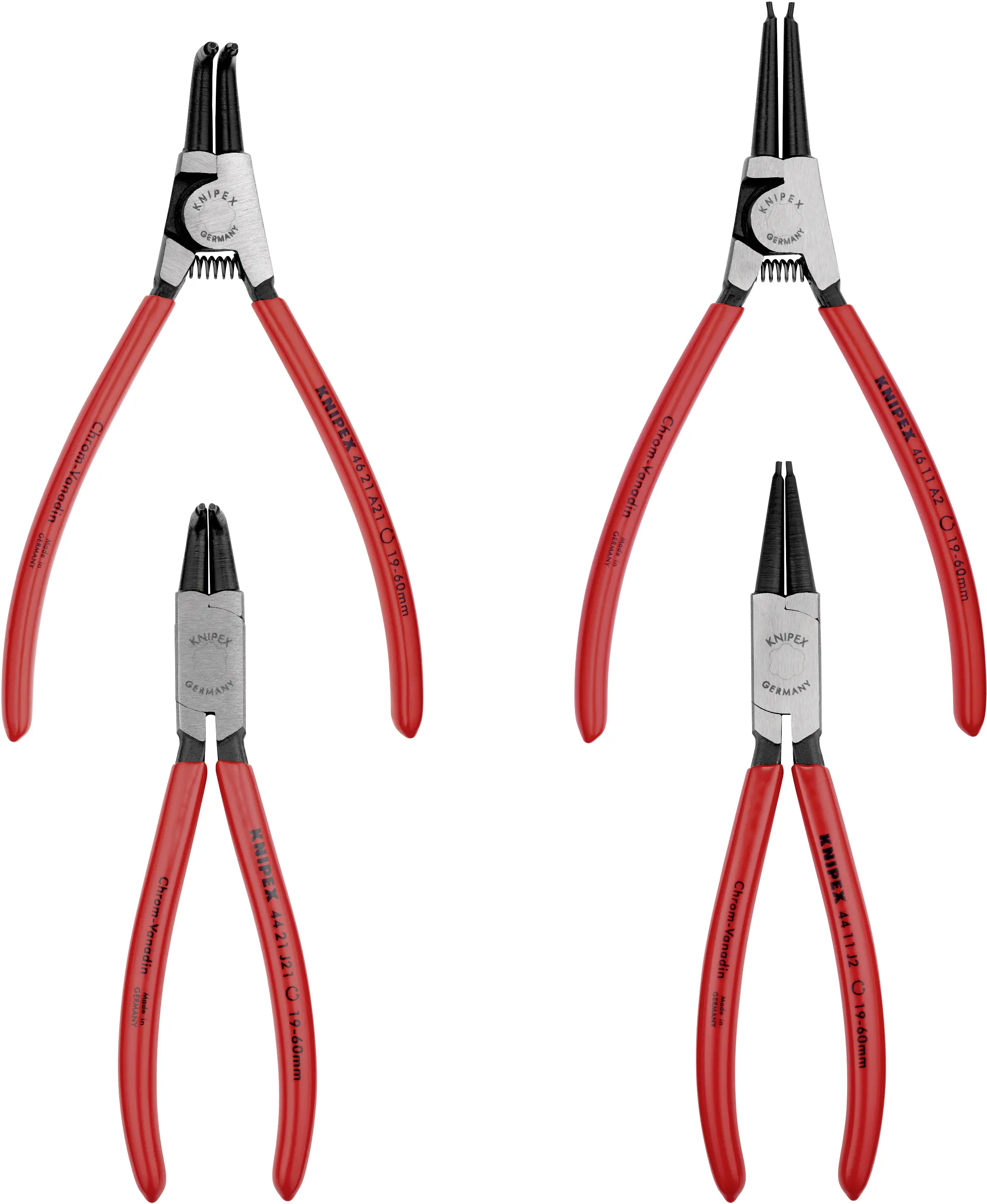 Набор плоскогубцев для стопорных колец Knipex 00 19 56 180 мм