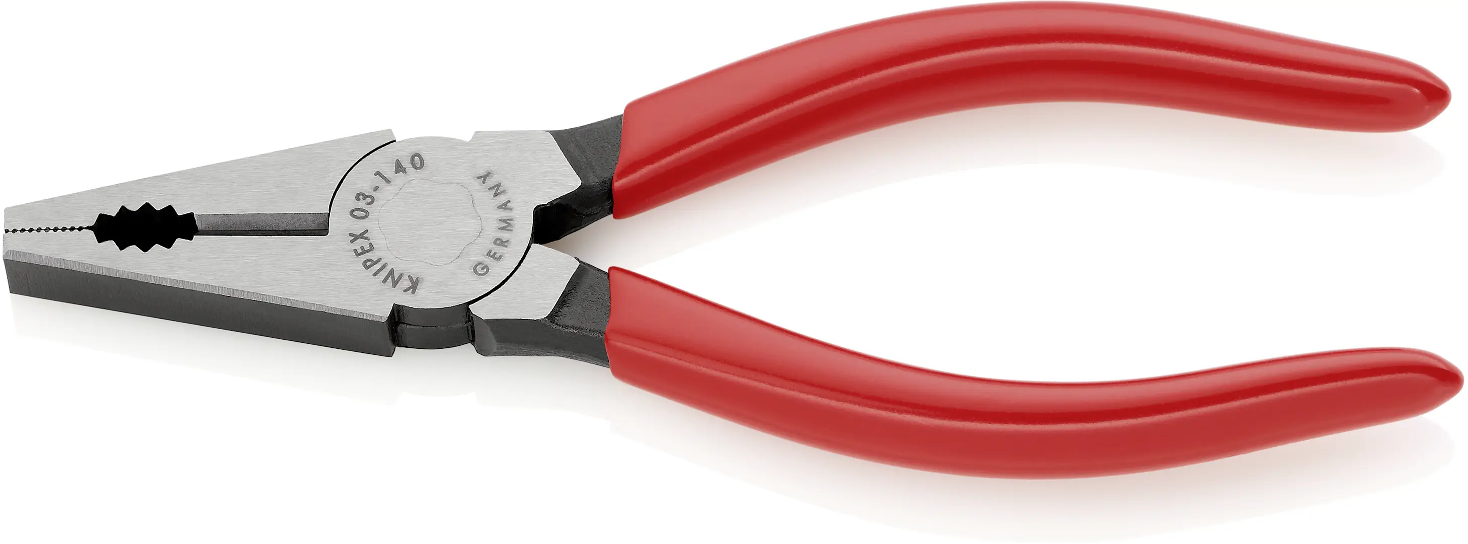 Комбинированные плоскогубцы Knipex 03 01 140, 140 мм, твердость 60 HRC, для мастерской.