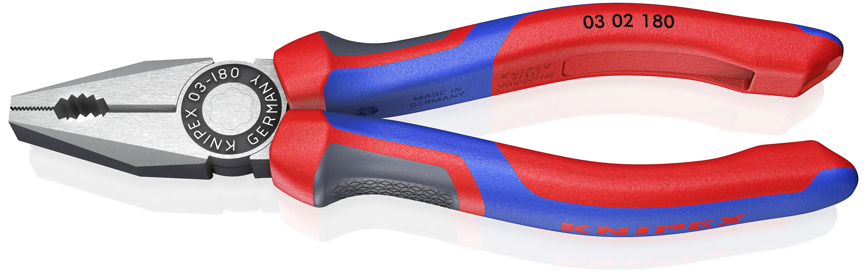 Пассатижи комбинированные Knipex 03 02 180, 180 мм, 60 HRC, для мастерской