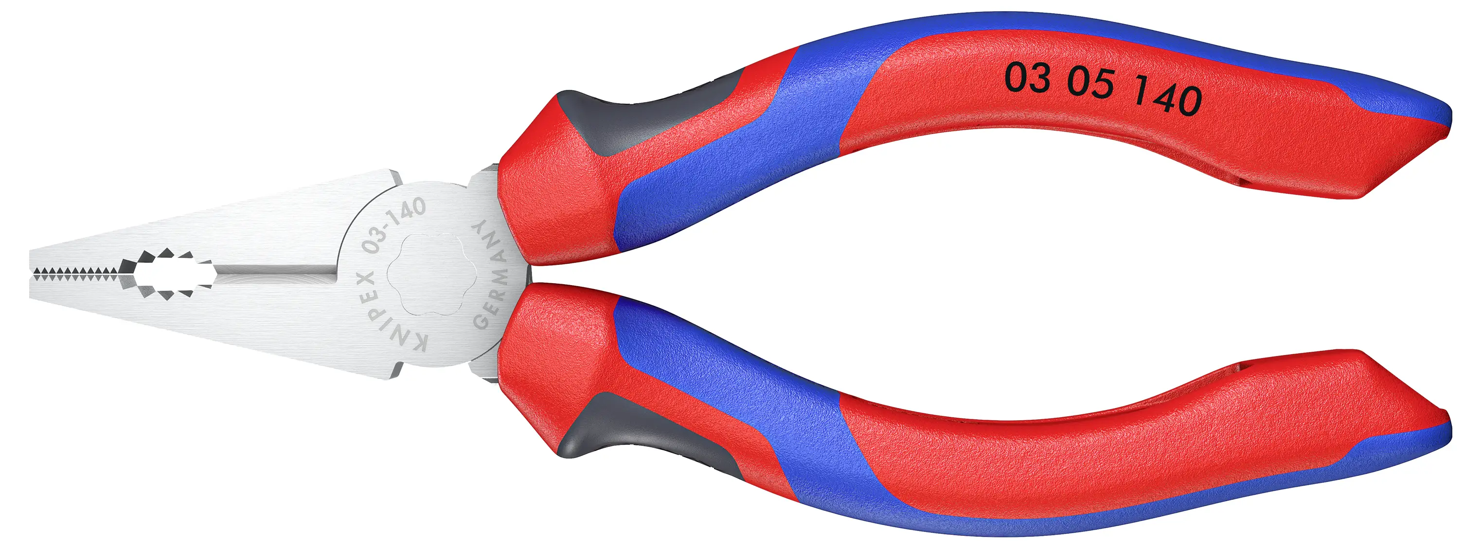 Комбинированные плоскогубцы Knipex 03 05 140, 140 мм, твердость 60 HRC, для мастерской.