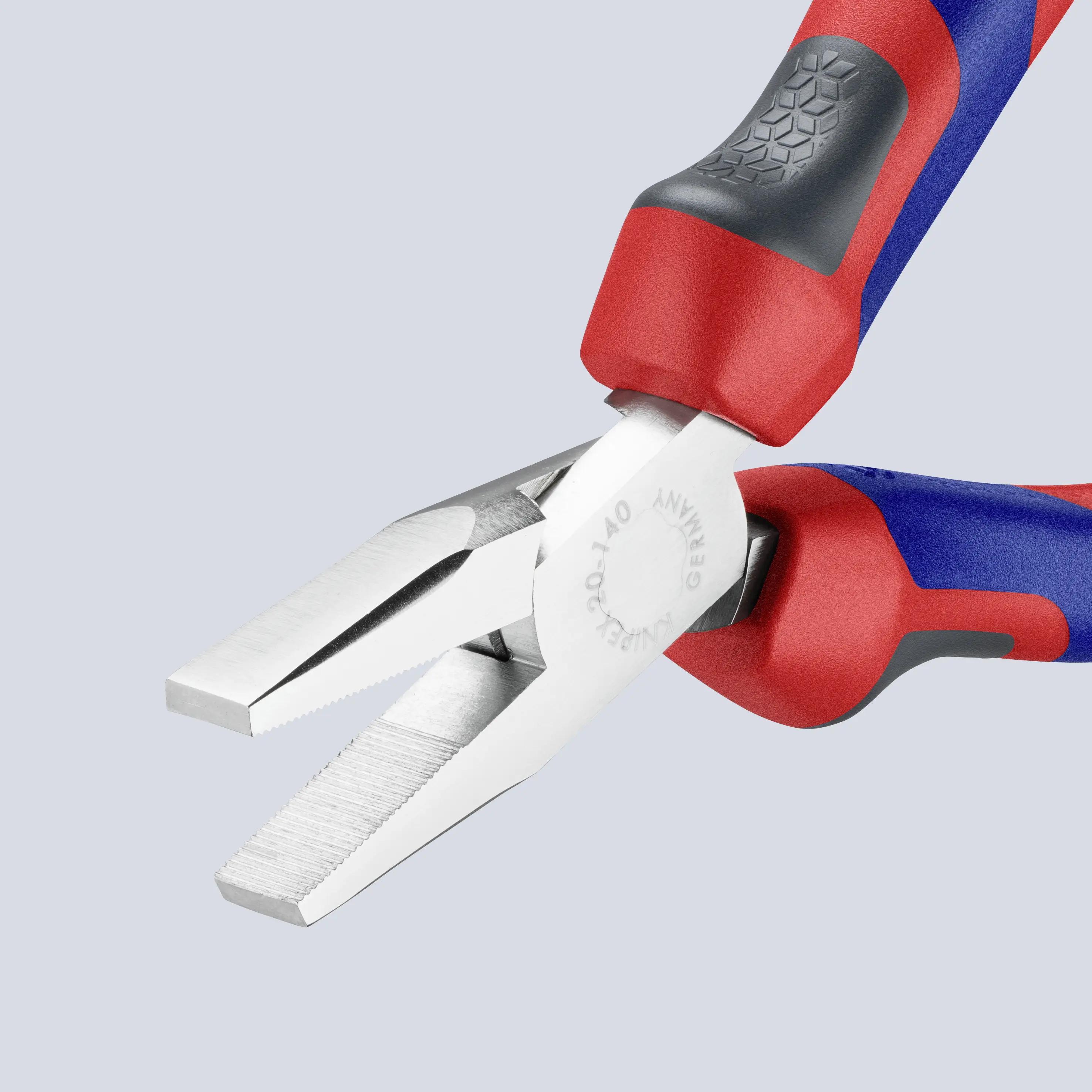 Плоскогубці Knipex 20 05 140 для майстерні, прямі, з хром-ванадієвої електротехнічної сталі, 140 мм