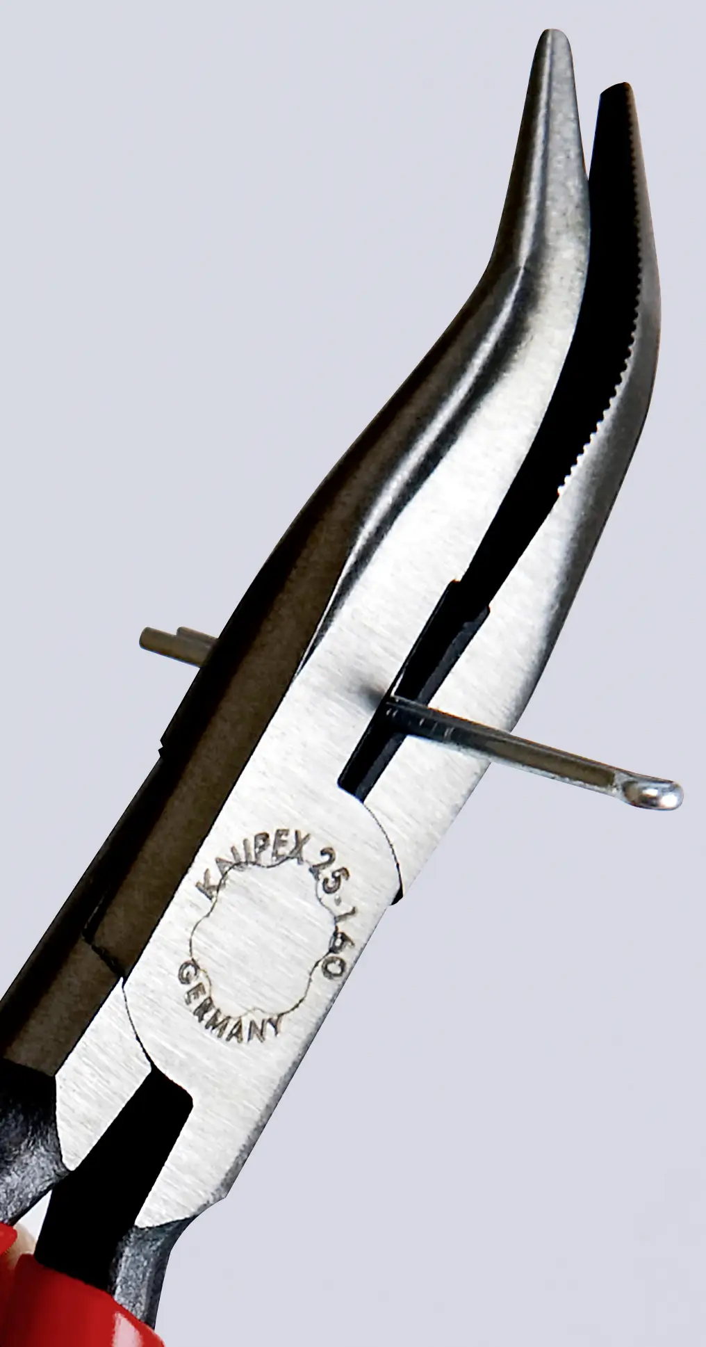 Плоскогубцы с круглыми губками Knipex 25 21 160, 160 мм, твердость 61 HRC, для электроники и механики
