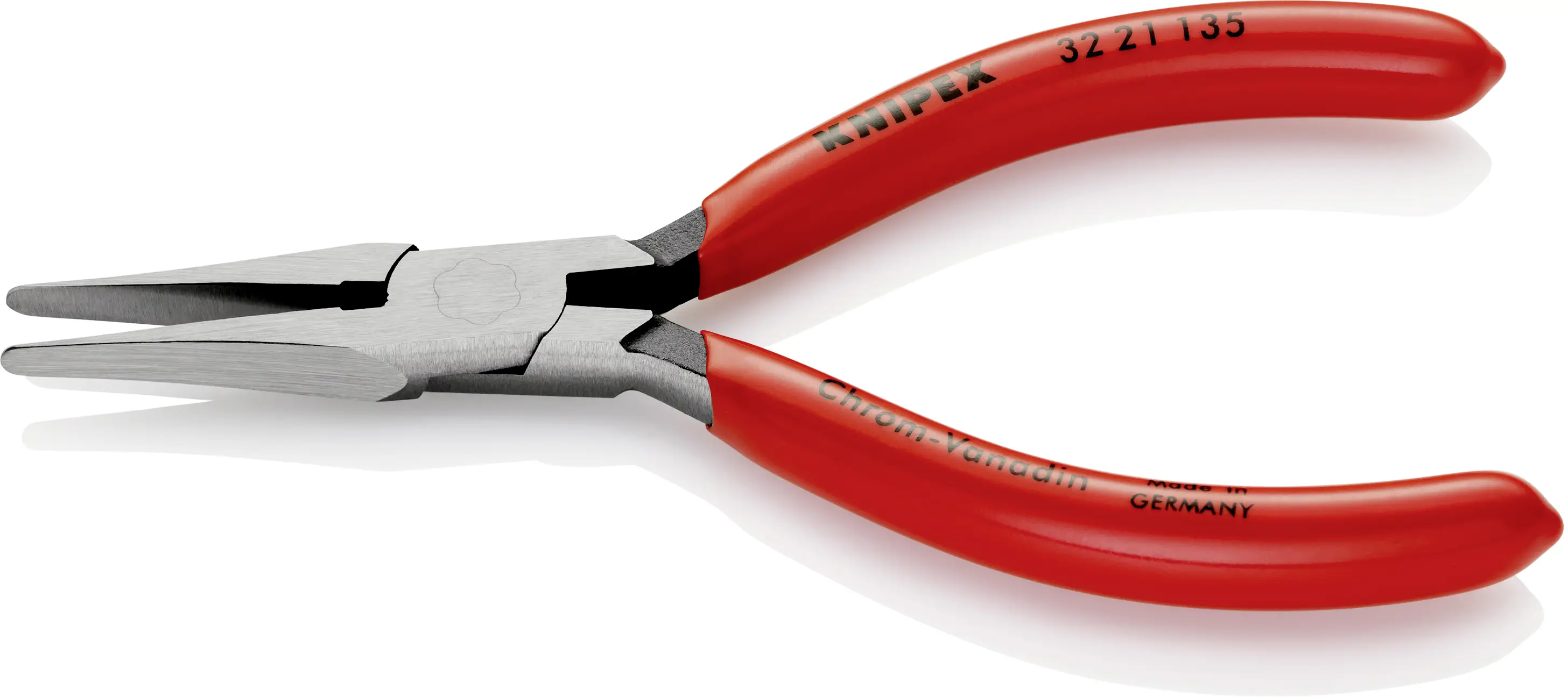 Knipex 32 21 135 для электроники и механики. Клещи прямые для регулировки реле, инструментальная сталь 135 мм.