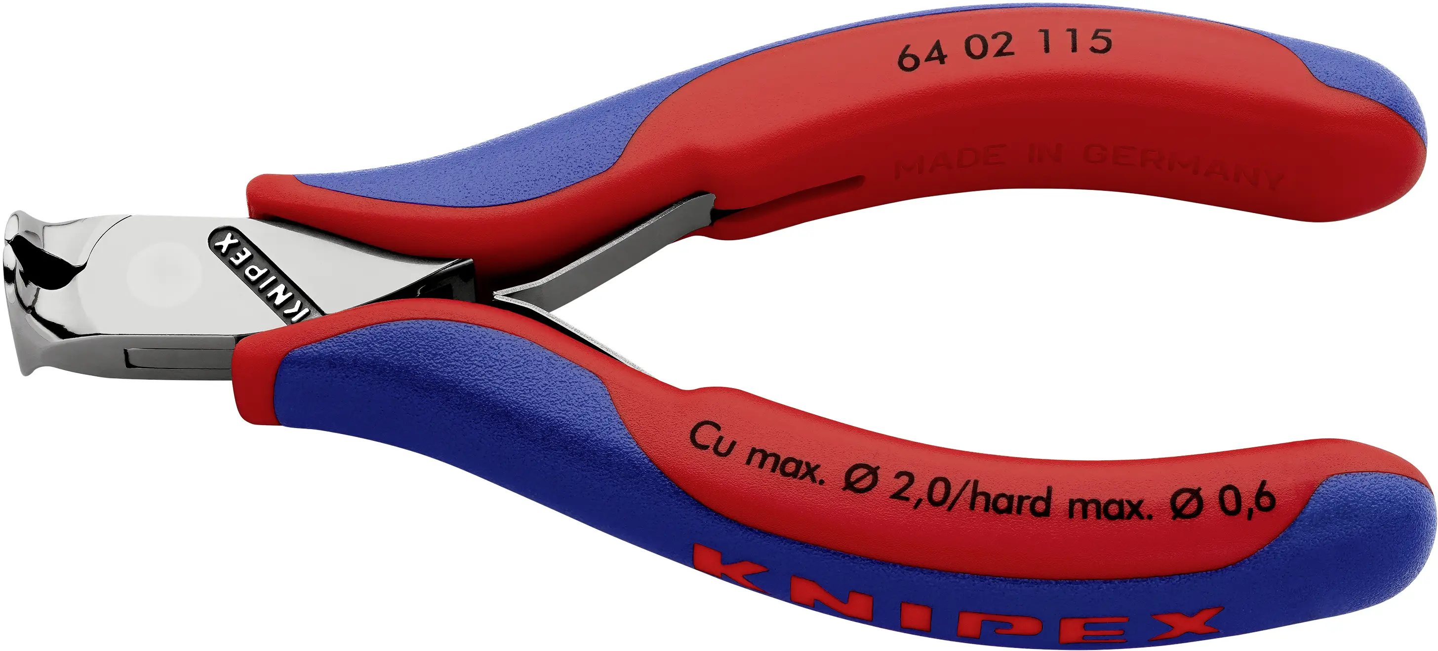 Кусачки Knipex 64 02 115, 115 мм, 56 HRC, для електроніки та механіки
