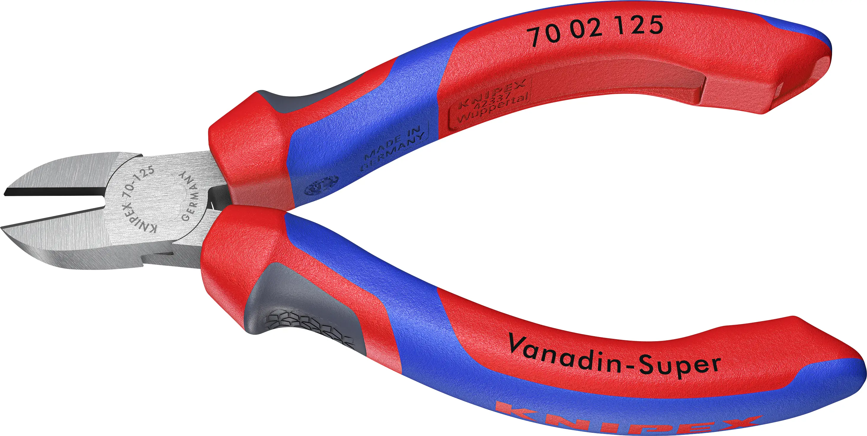 Бокорез Knipex 70 02 125, 125 мм, твердость 62 HRC, для мастерской.