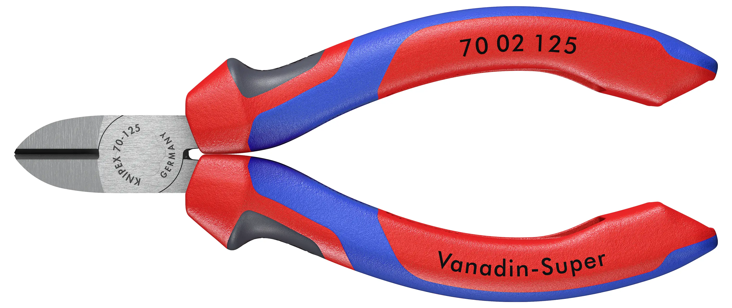 Бокорез Knipex 70 02 125, 125 мм, твердость 62 HRC, для мастерской.