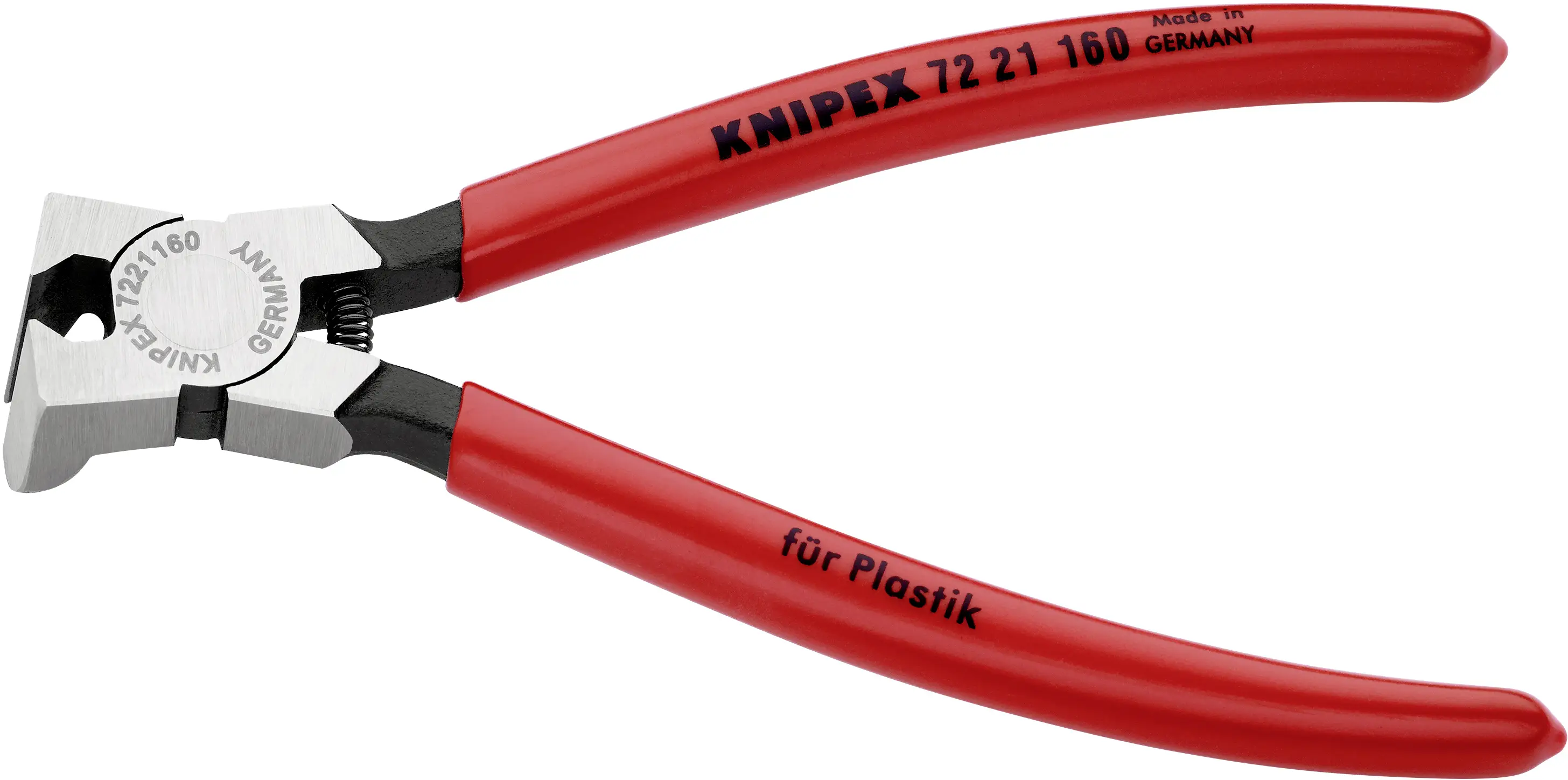 Бокорезы Knipex 72 21 160 для работы с пластиком, 228 мм, для мастерской.