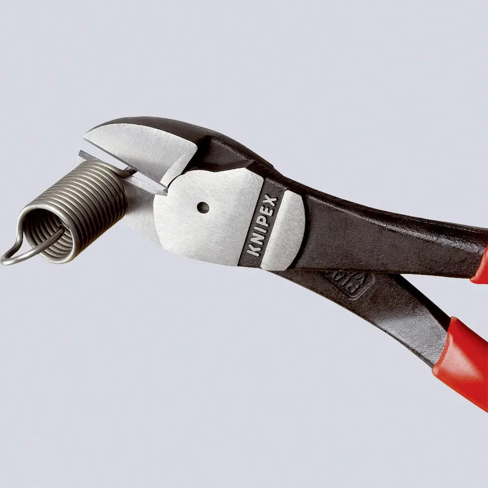 Бокорезы Knipex 74 01 250 для тяжелых условий эксплуатации, 250 мм, твердость 64 HRC, для мастерской.