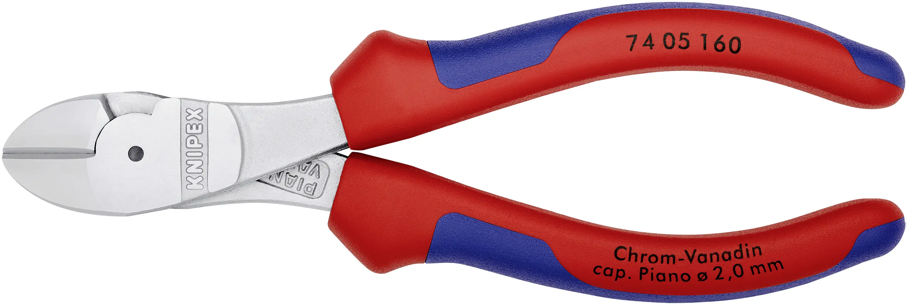 Бокорізи Knipex 74 05 160 потужні, 160 мм, 64 HRC, для майстерні