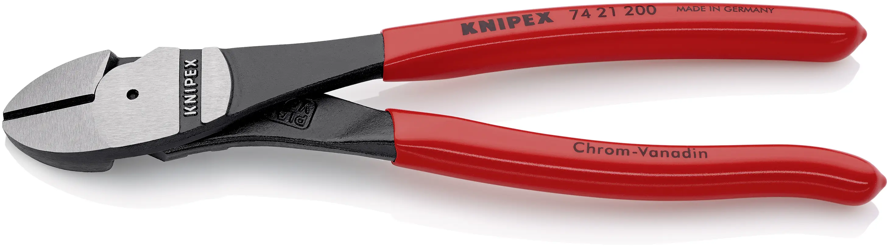 Бокорізи Knipex 74 21 200 потужні, 200 мм, 64 HRC, для майстерні