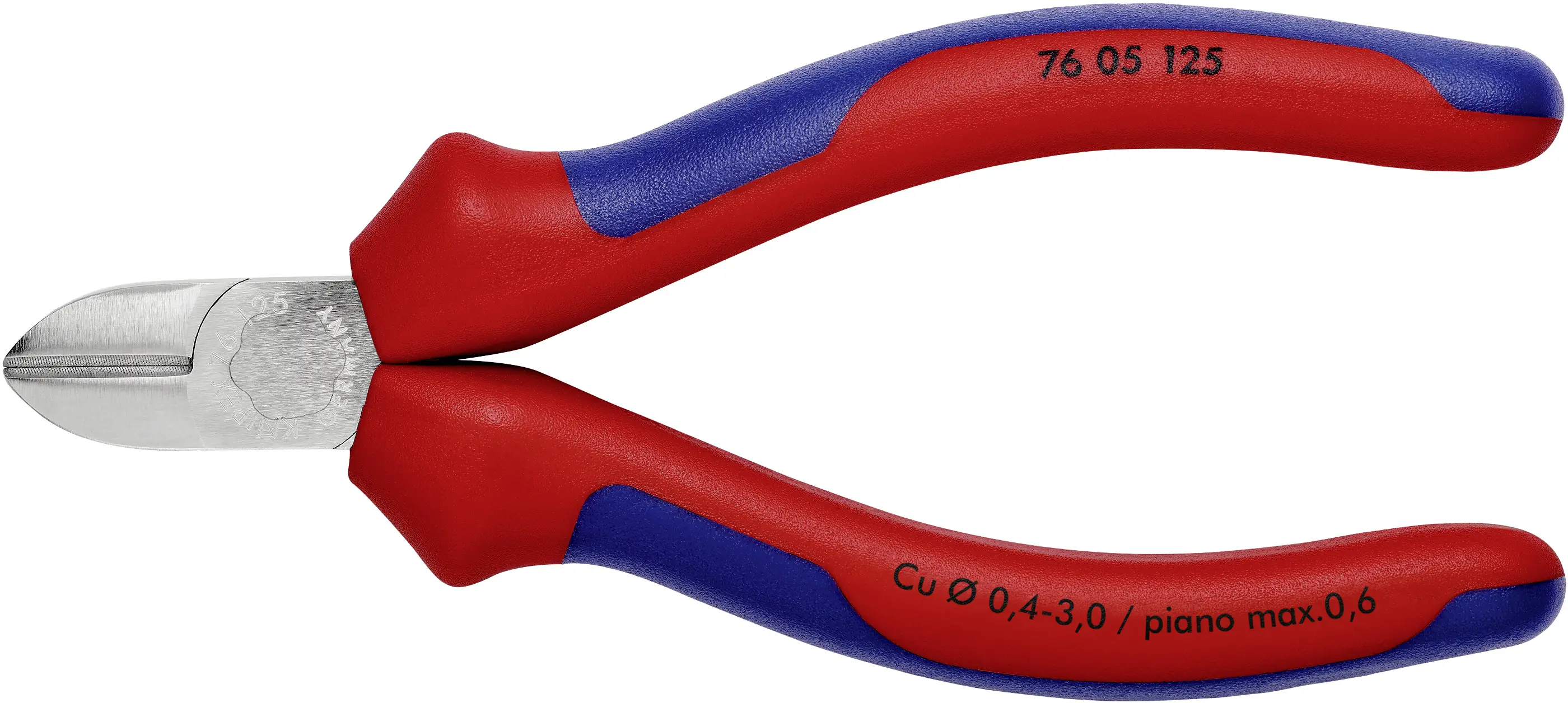 Бокорізи Knipex 76 05 125, 125 мм, 63 HRC, для електроніки та механіки