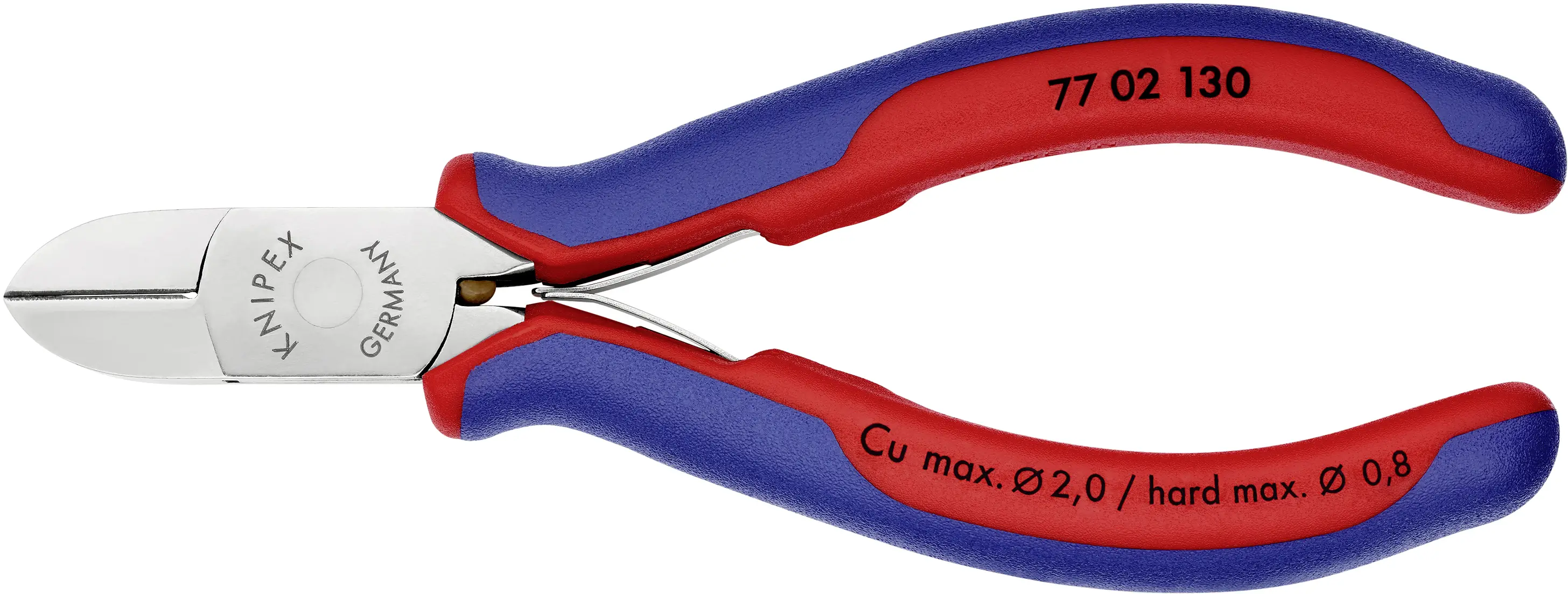Бокорез Knipex 77 02 130, 130 мм, 62 HRC, для электроники и механики