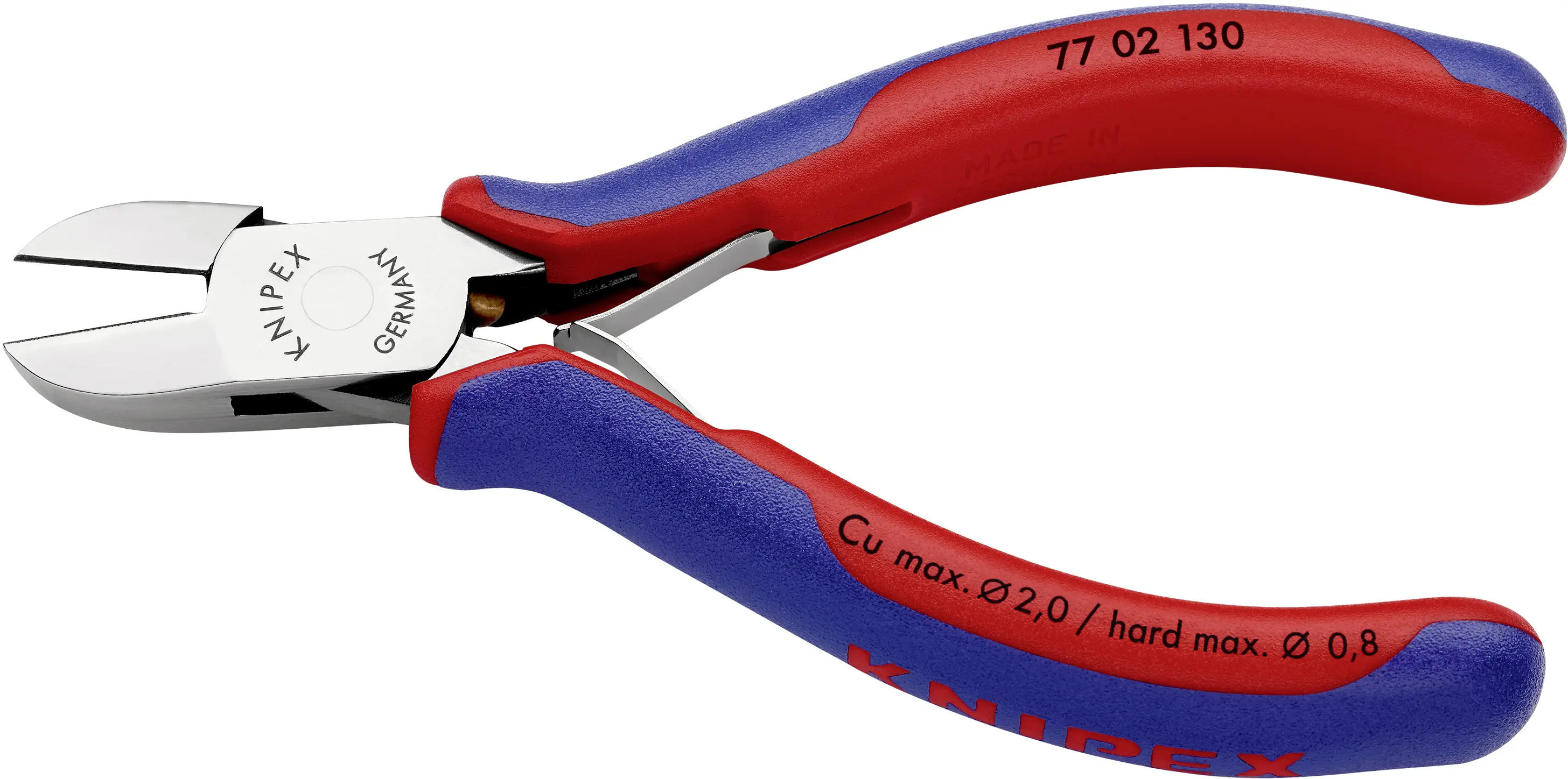 Бокорез Knipex 77 02 130, 130 мм, 62 HRC, для электроники и механики