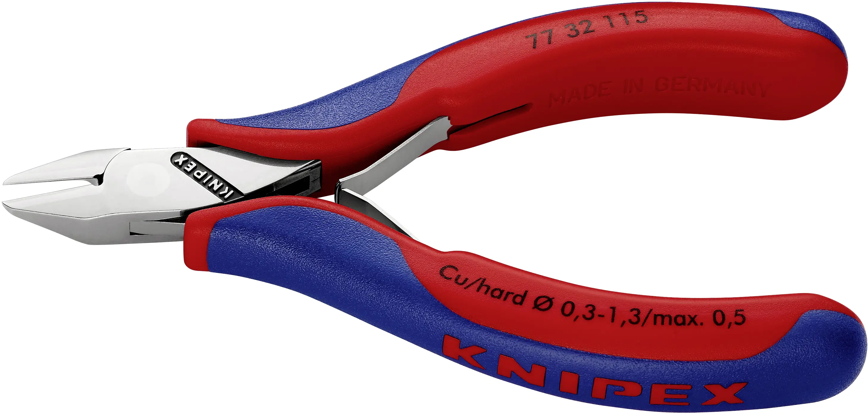 Бокорізи Knipex 77 32 115, 115 мм, 62 HRC, для електроніки та механіки