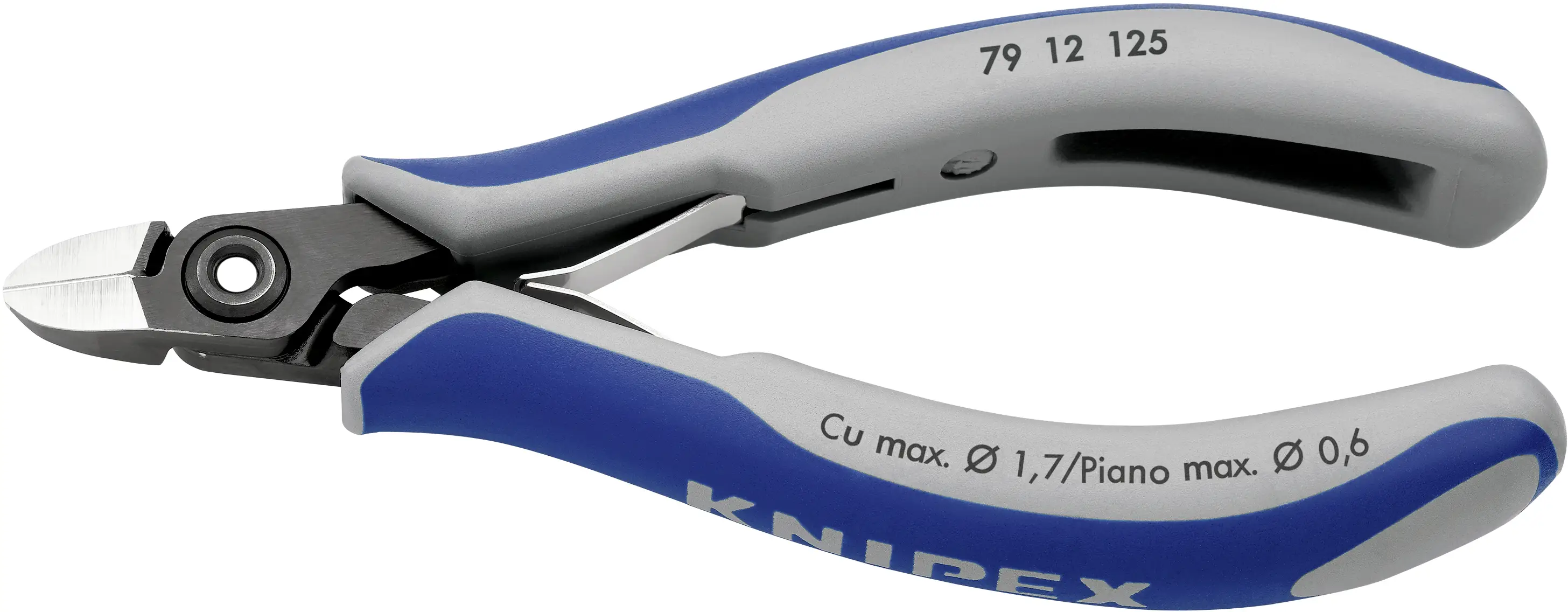 Бокорізи Knipex 79 12 125, 125 мм, 64 HRC, для електроніки та механіки