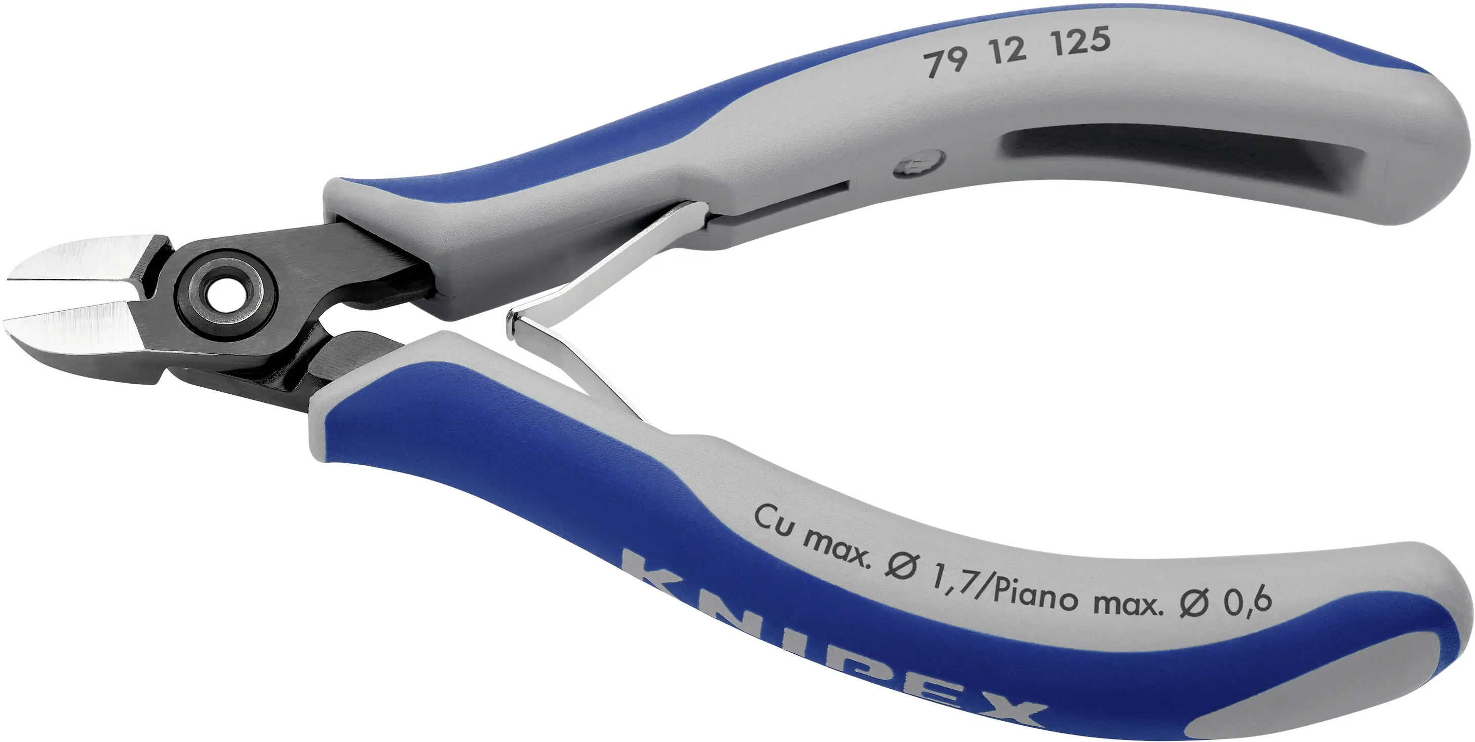Бокорізи Knipex 79 12 125, 125 мм, 64 HRC, для електроніки та механіки
