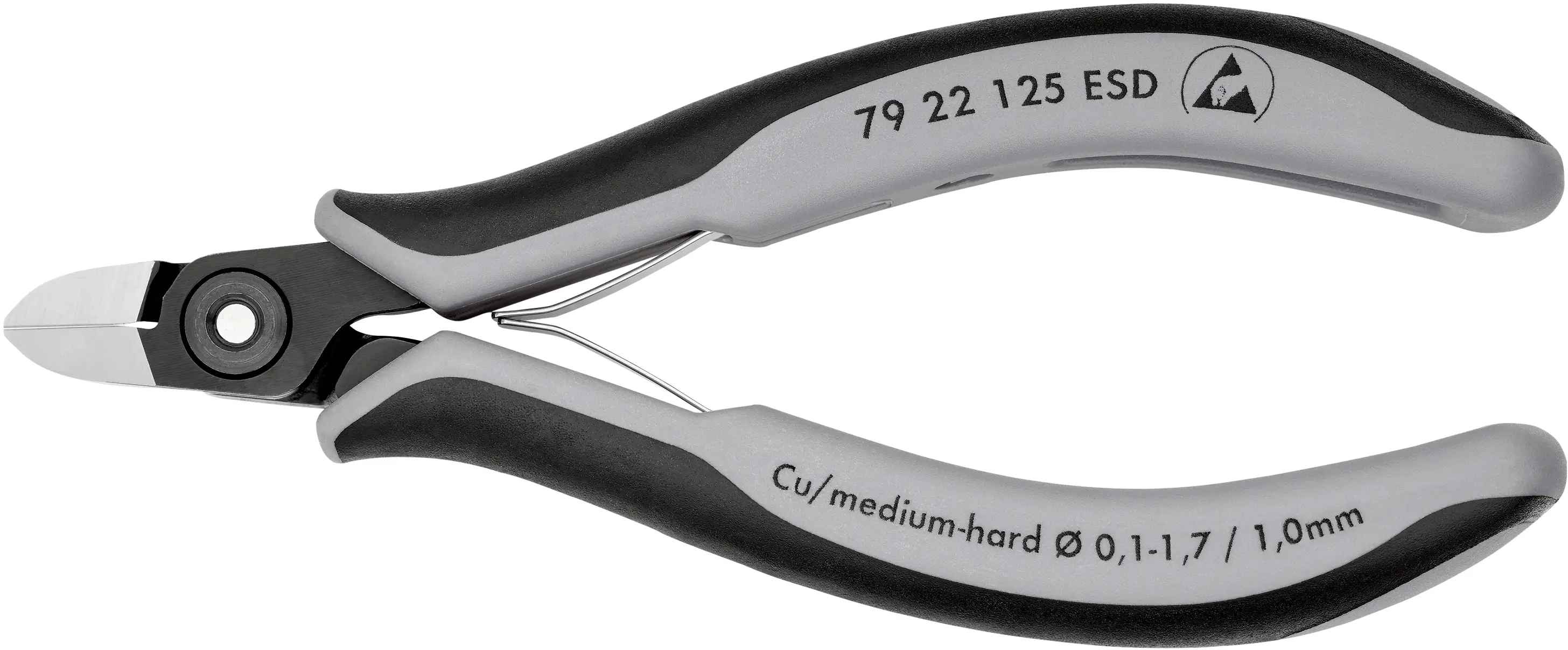 Бокорез Knipex 79 22 125 ESD, 125 мм, твердость 64 HRC, ESD