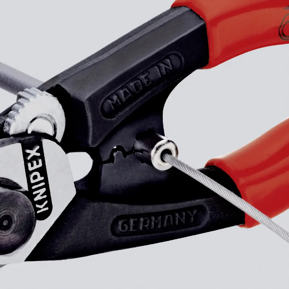 Ножиці для сталевого троса Knipex 95 61 190 190 мм