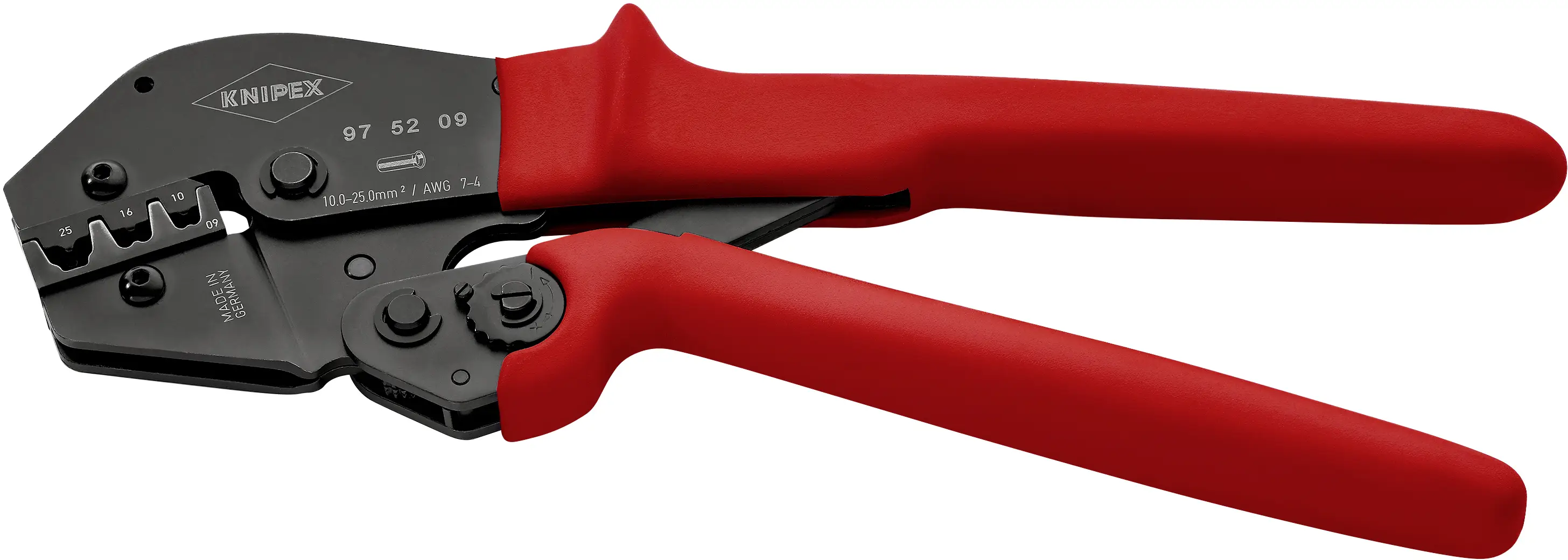 Обжимной инструмент Knipex 97 52 09, диаметр 10–25 мм²