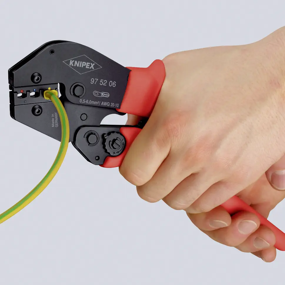 Обтискний інструмент Knipex 97 52 09, 10-25 мм²