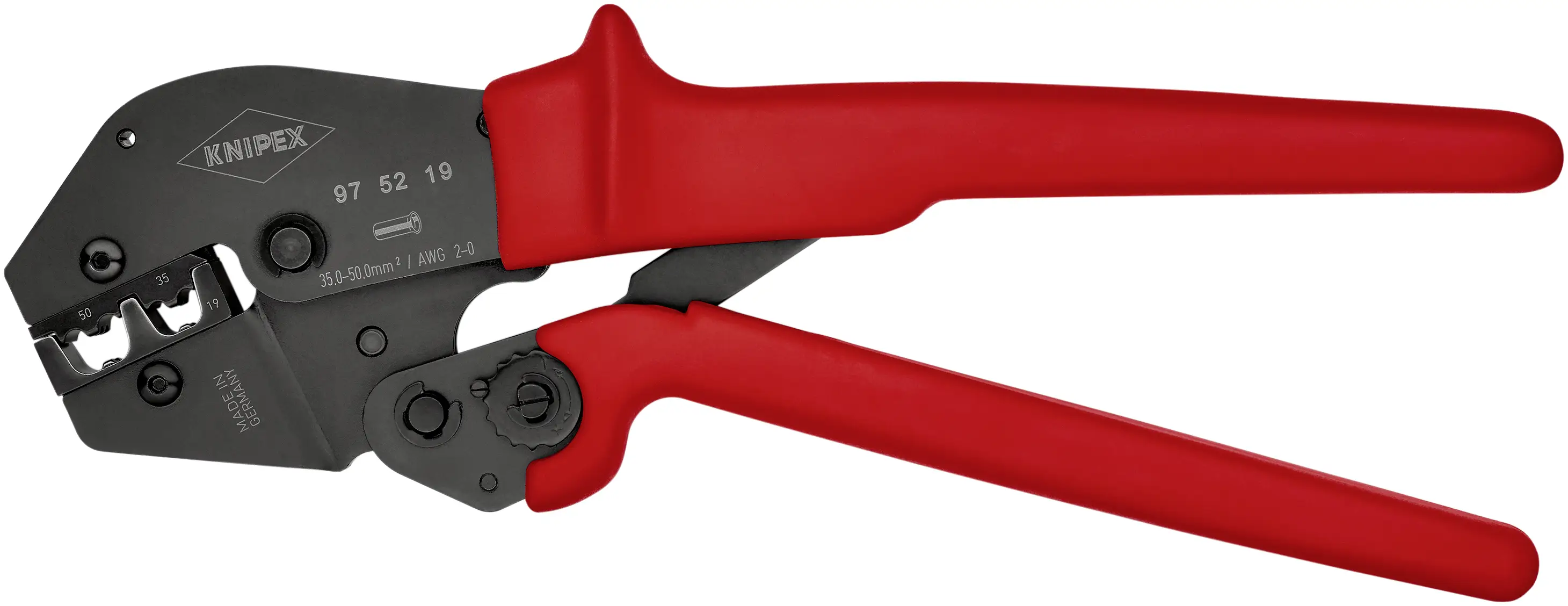 Обжимной инструмент Knipex 97 52 19, диаметр 35–50 мм²