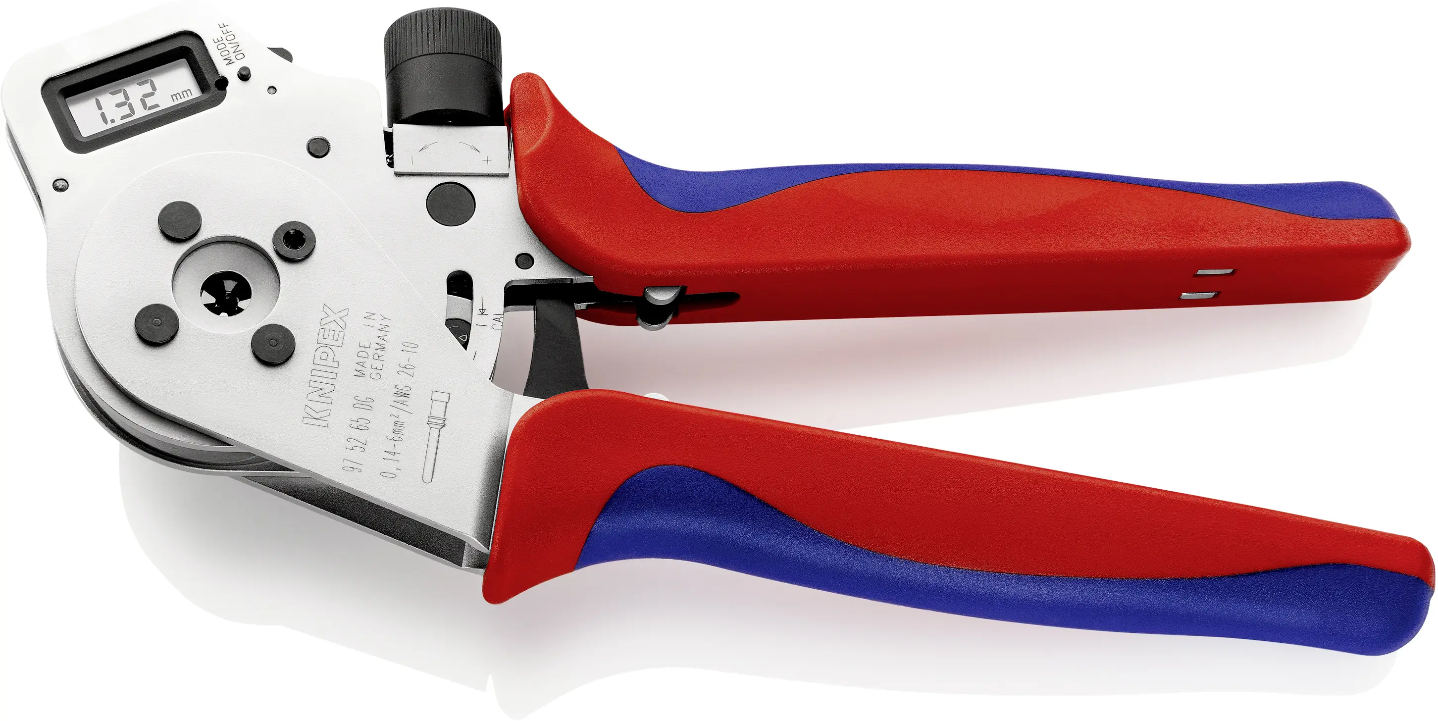 Обтискний інструмент Knipex 97 52 65 DG, від 0,14 до 6 мм²