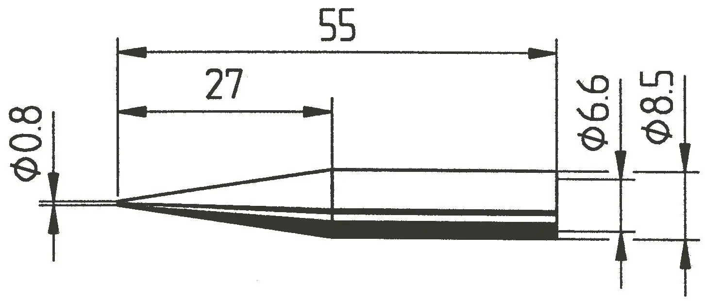 Паяльный наконечник Ersa 842 SD 0842SD, 1 шт.