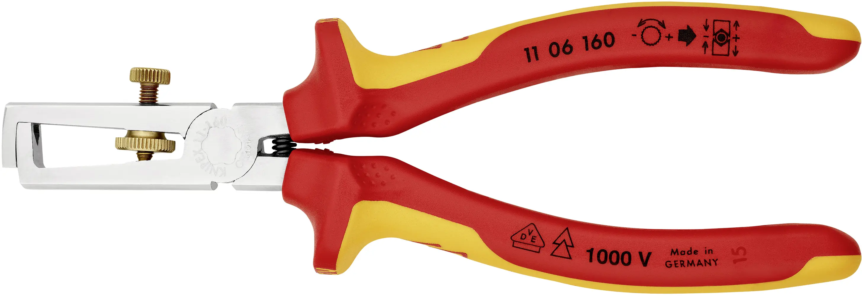 Ізоляційний клещ Knipex 11 06 160, 5 мм (макс.)