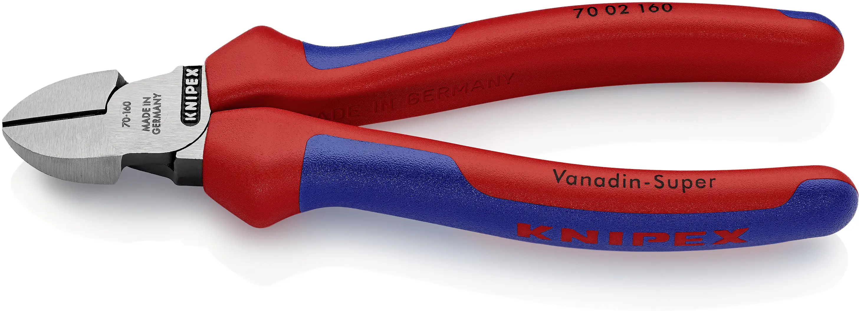 Бокорез Knipex 70 02 160, 160 мм, твердость 62 HRC, для мастерской.