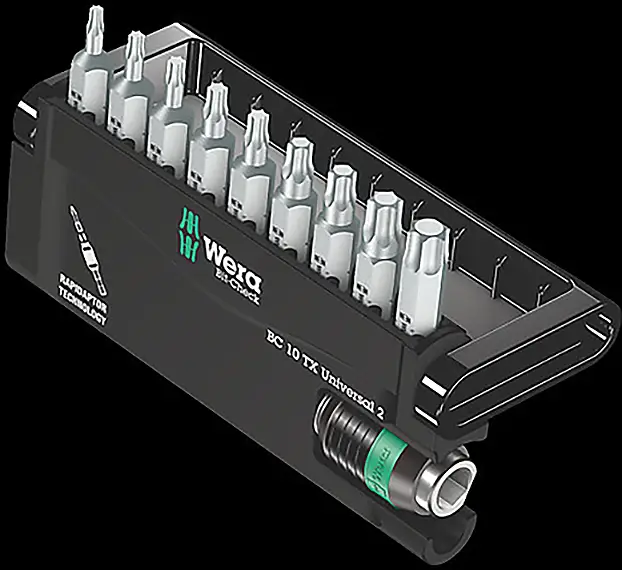 Набор бит Wera 8667-9/Z TORX® 05057115001, 1 шт., внутренний TORX.