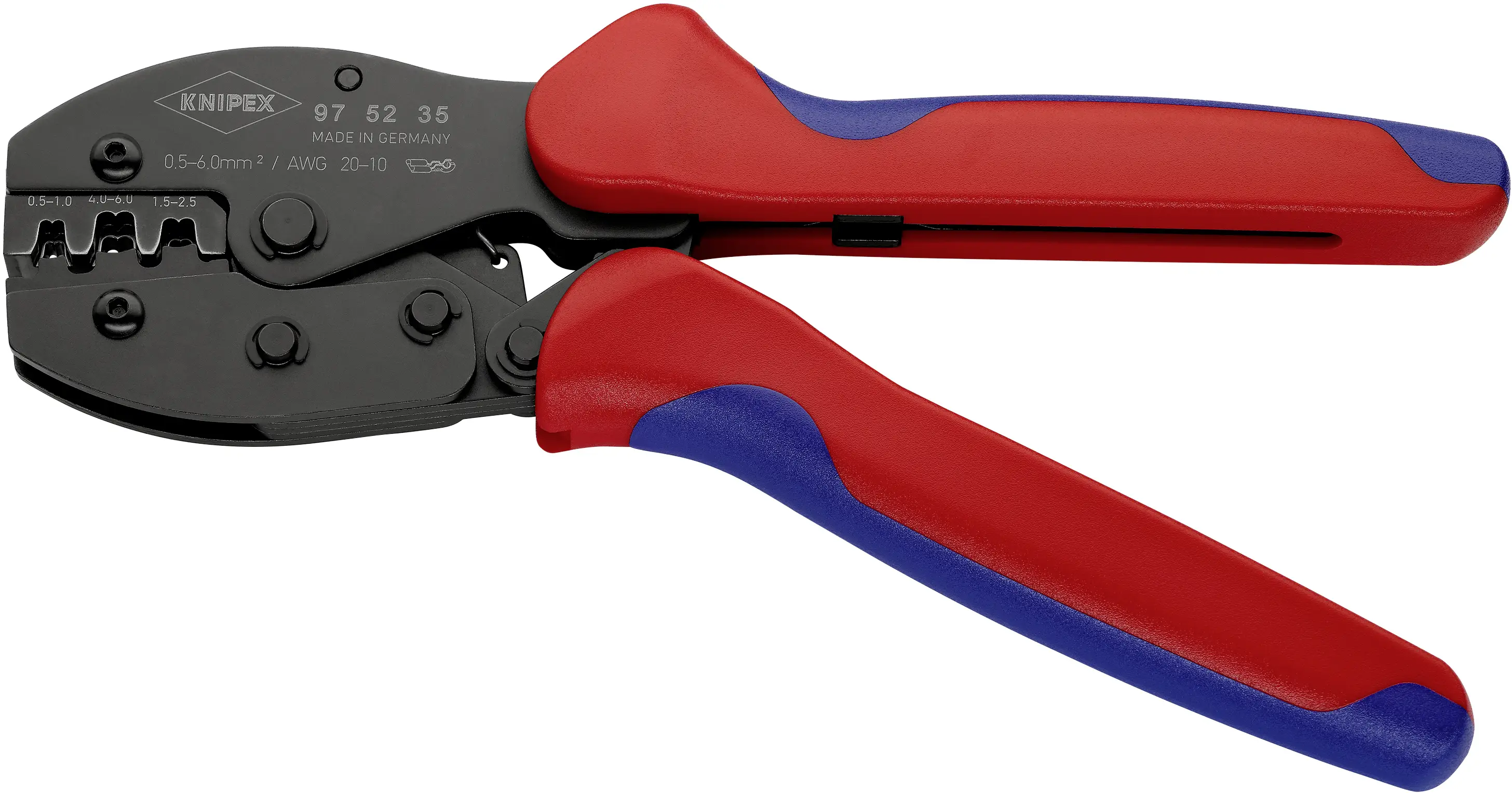 Обжимной инструмент Knipex PreciForce 97 52 35, 0,5–6 мм²