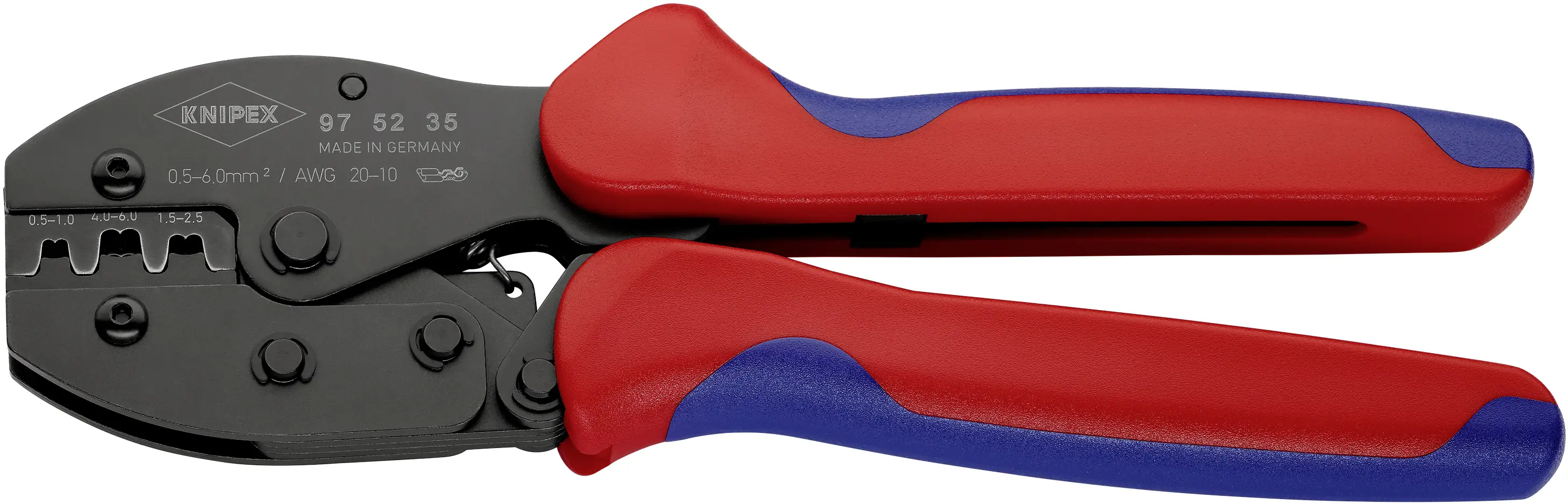 Обжимной инструмент Knipex PreciForce 97 52 35, 0,5–6 мм²