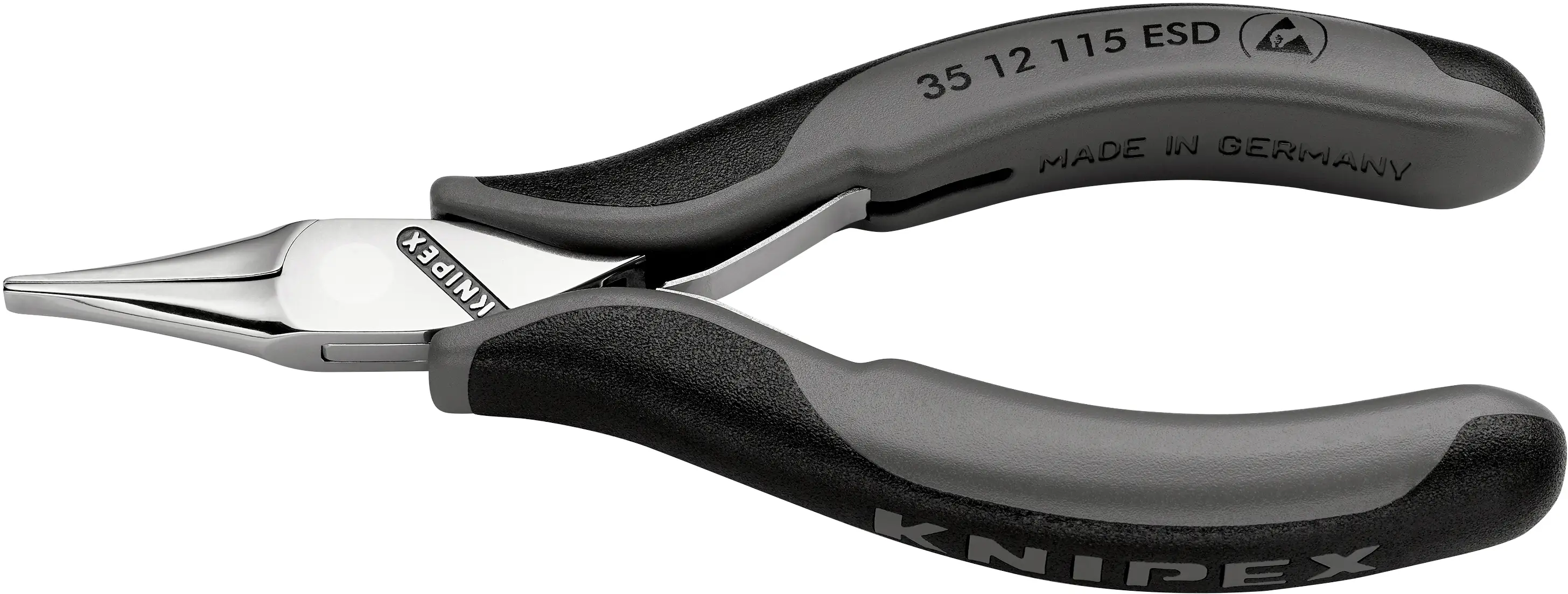 Плоскогубцы Knipex 35 12 35 12 115 ESD с плоскими губками 115 мм