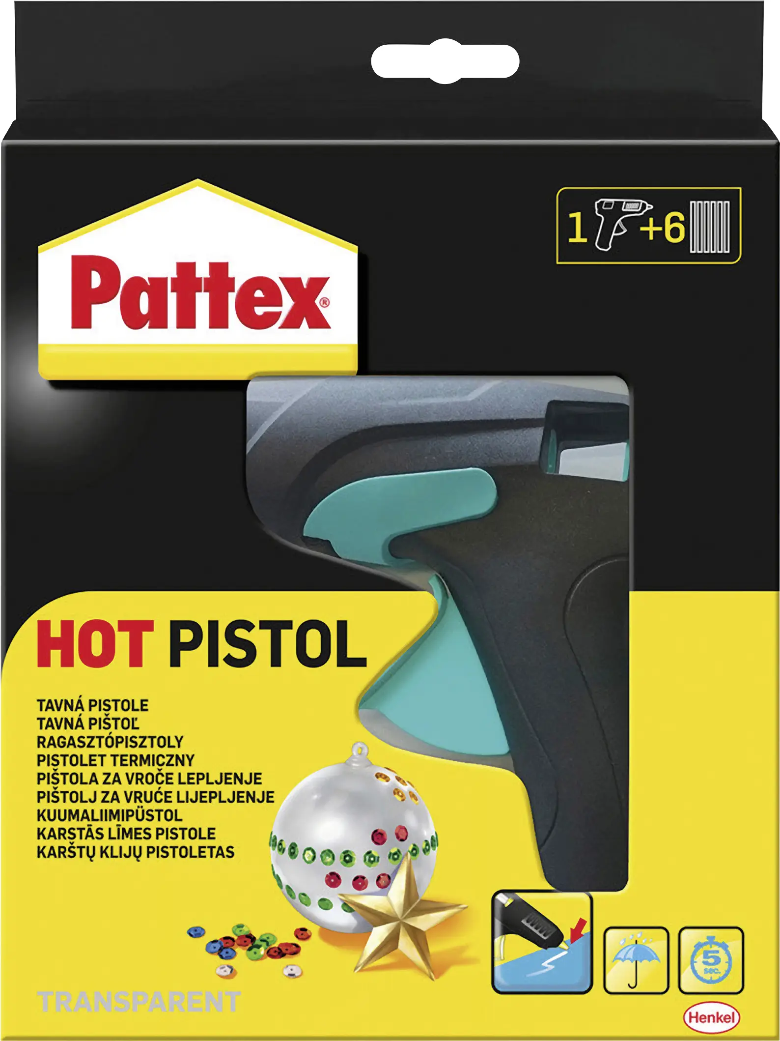 Пистолет для горячего клея Pattex PHP6, N/A