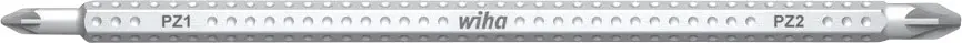 Отвёртка со сменными битами Wiha Kreuzschlitz-Umsteckklinge pz1+2x175mm 00632 крестовая Pozidriv, PZ 1, PZ 2, 150 mm