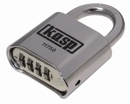 Кодовый навесной замок Kasp Security K11750D, 1 шт.