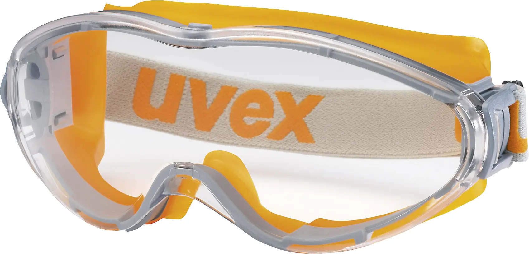 Захисні окуляри uvex ULTRASONIC 9302245 із повним захистом від ультрафіолету, помаранчеві, сірі EN 166-1, EN 170 DIN 166-1, DIN 17