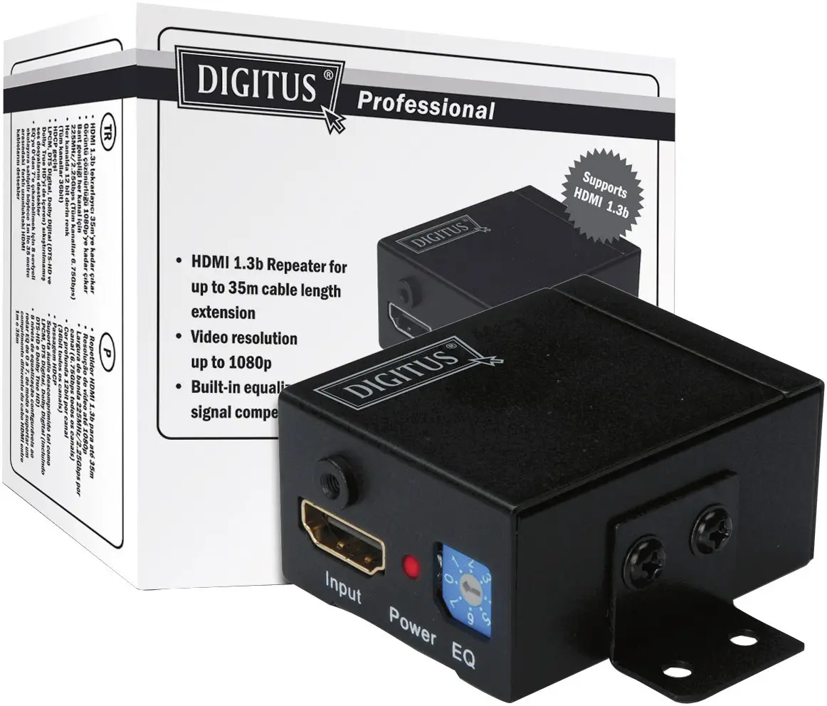 HDMI-подовжувач Digitus DS-55901 через 35-метровий сигнальний кабель