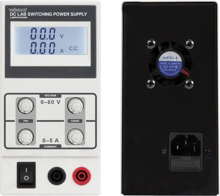 Регулируемый лабораторный источник питания Velleman LABPS6005SM 0 - 60 0 - 5 А