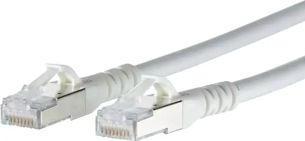 Сетевой кабель Metz Connect 1308455088-E, 1 шт., RJ45, CAT 6a, S/FTP, 5,00 м, белый