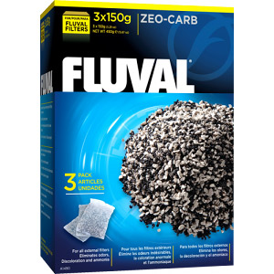 Наполнитель для внешних фильтров Fluval Zeo-Carb, 450 гр.