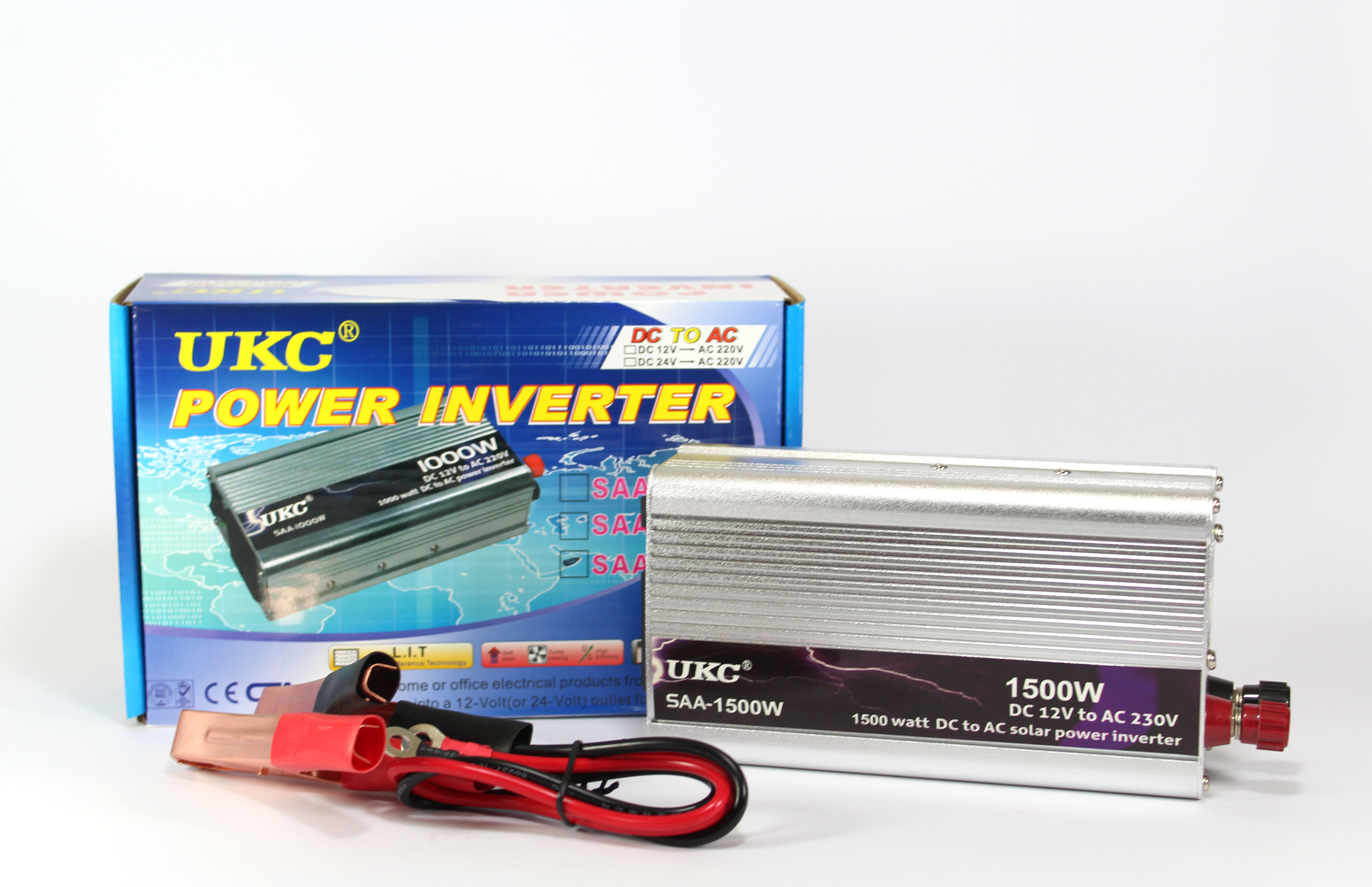 Преобразователь AC/DC 1500W SAA UKC купить дешево Преобразователь автомобильный к прикуривателю AC/DC 1500W SAA UKC