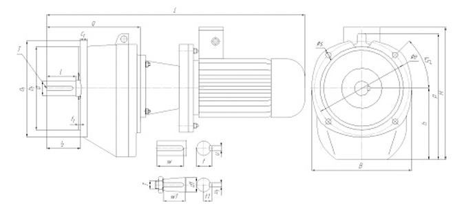 4МЦ2С-125 G310 ― фланцевое исполнение
