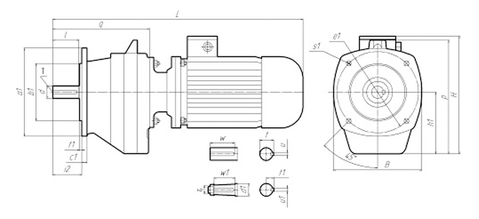 4МЦ2С-63 G310 ― фланцевое исполнение