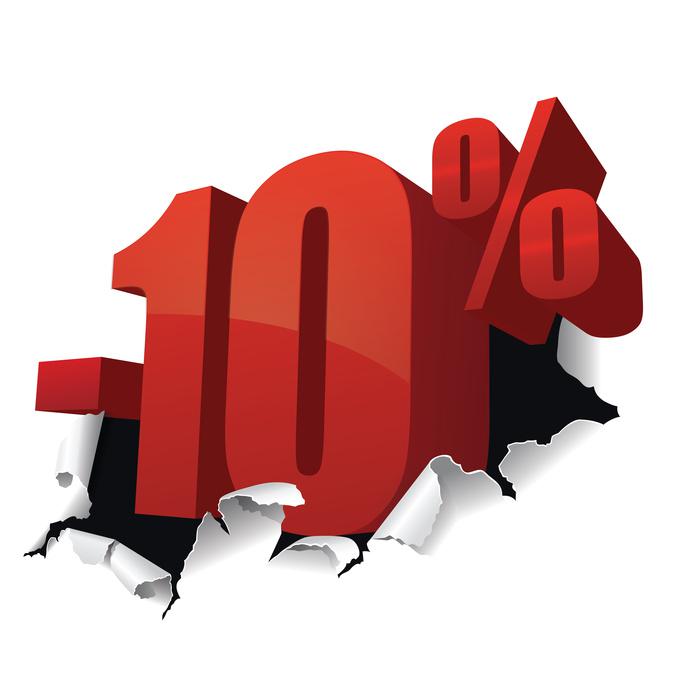 Картинки по запиту знижка від 10 %
