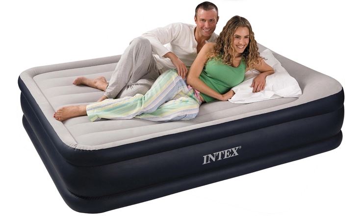 Надувная кровать с перегородками Intex 64140 Essential Rest Airbed купить дешево Надувная кровать с перегородками Intex 64140 Essential Rest Airbed